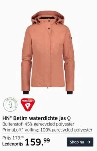 ANWB Betim waterdichte jas aanbieding