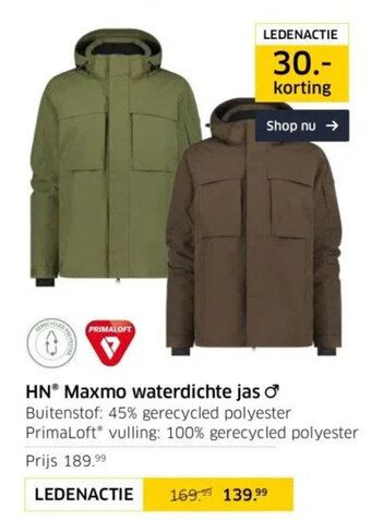 ANWB Maxmo waterdichte jas aanbieding