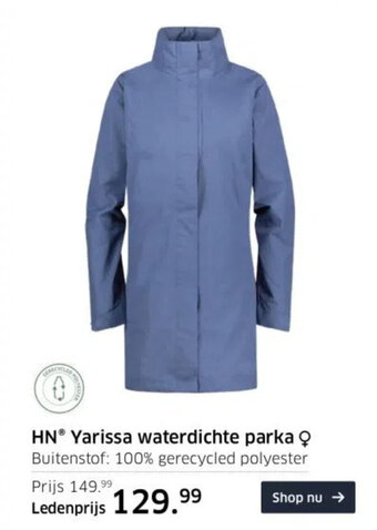 ANWB Yarissa waterdichte parka aanbieding