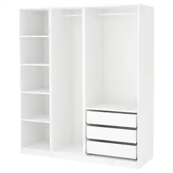 IKEA Pax kledingkast, wit, 175x58x201 cm aanbieding