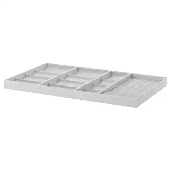 IKEA Komplement inzet voor uittrekbare plank, lichtgrijs, 100x58 cm aanbieding