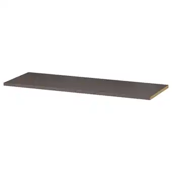 IKEA Komplement plank, donkergrijs, 100x35 cm aanbieding