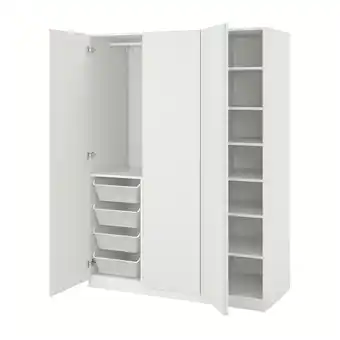 IKEA Pax / vikanes kledingkastcombinatie, wit/wit, 150x60x201 cm aanbieding