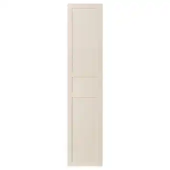 IKEA Flisberget deur met scharnieren, lichtbeige, 50x229 cm aanbieding