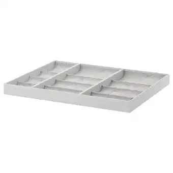 IKEA Komplement inzet voor uittrekbare plank, lichtgrijs, 75x58 cm aanbieding