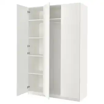 IKEA Pax / vinterbro kledingkastcombinatie, wit/wit, 150x60x236 cm aanbieding