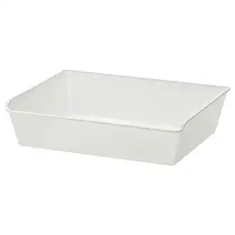 IKEA Komplement fijndraadmand, wit, 75x58 cm aanbieding