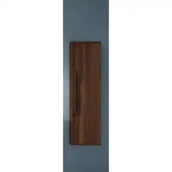 Sanitairwinkel.nl Adema prime essential hoge kast - 120x34.5x34.5cm - 1 deur - noten - mdf aanbieding