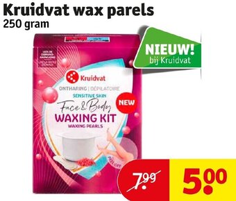 Kruidvat Kruidvat wax parels 250 gram aanbieding