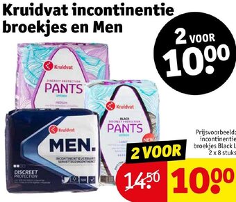 Kruidvat Kruidvat incontinentie broekjes en Men aanbieding