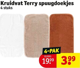 Kruidvat Kruidvat Terry spuugdoekjes aanbieding