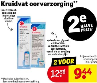 Kruidvat Kruidvat oorverzorging aanbieding