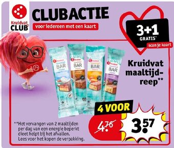 Kruidvat Kruidvat maaltijdreep aanbieding