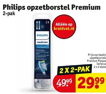 Kruidvat Philips opzetborstel Premium aanbieding