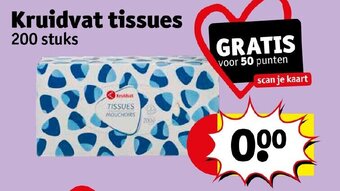 Kruidvat Kruidvat tissues 200 stuks aanbieding