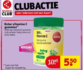 Kruidvat Roter vitamine C gummies aanbieding