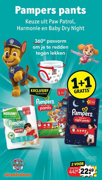 Kruidvat Pampers pants aanbieding