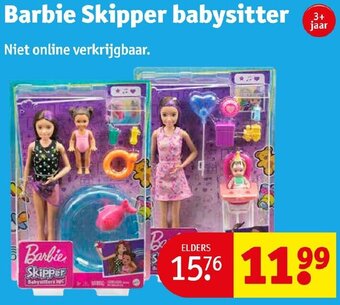 Kruidvat Barbie Skipper babysitter aanbieding