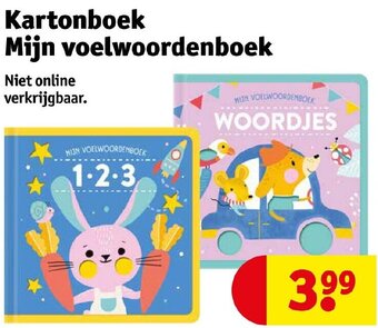 Kruidvat Kartonboek Mijn voelwoordenboek aanbieding