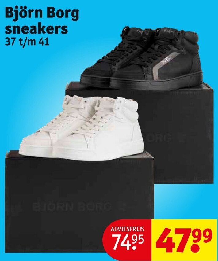 Bjorn Borg sneakers 37 t m 41 aanbieding bij Kruidvat