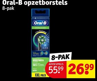 Kruidvat Oral-B opzetborstels 8-pak aanbieding