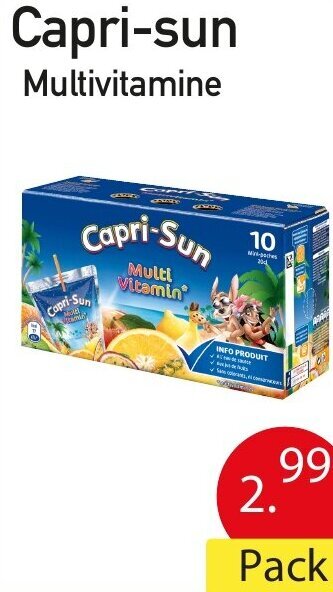 Tanger Markt Capri-sun Multivitamine aanbieding