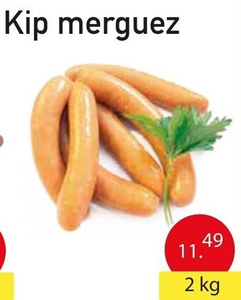 Tanger Markt Kip merguez 2 kg aanbieding