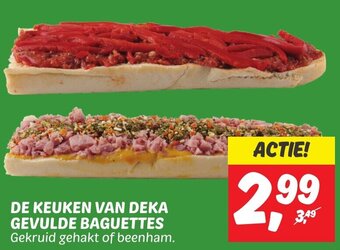 Dekamarkt DE KEUKEN VAN DEKA GEVULDE BAGUETTES aanbieding