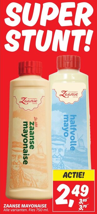 Dekamarkt ZAANSE MAYONAISE 750ml aanbieding