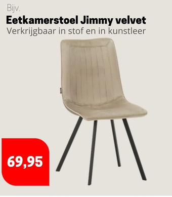 Dimehouse Eetkamerstoel jimmy velvet aanbieding