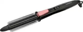 Bol.com Carmen cb3085 - krulborstel - 25 watt - easyclean - zwart/roze aanbieding