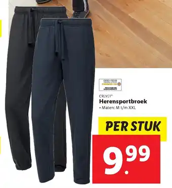 Lidl Crivit Herensportbroek M-XXL aanbieding