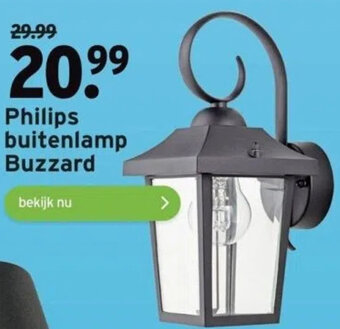 GAMMA Philips buitenlamp Buzzard aanbieding