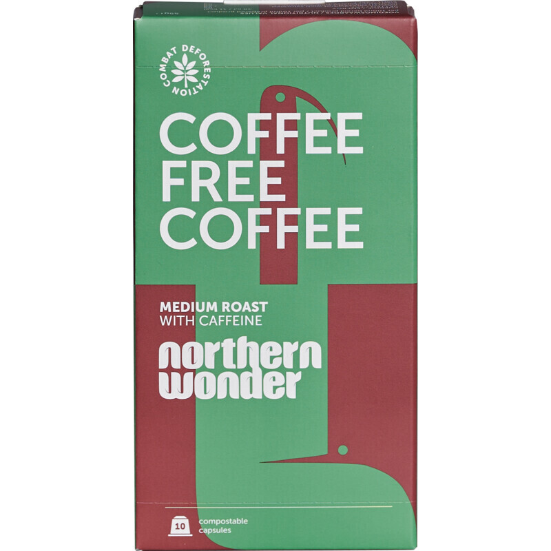 Northern wonder coffee free coffee caffeine capsules aanbieding bij
