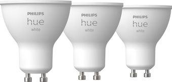 Coolblue Philips hue white gu10 3-pack aanbieding