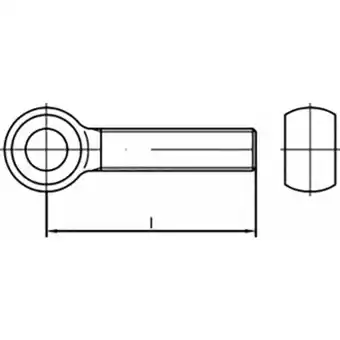 Conrad Toolcraft to-6854862 oogbouten m10 50 mm din 444 staal verzinkt 25 stuk(s) aanbieding