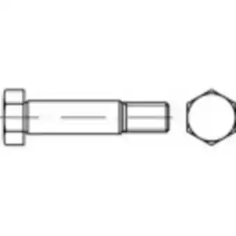 Conrad Toolcraft to-5381937 zeskant passchroeven m24 60 mm buitenzeskant din 610 1 stuk(s) aanbieding