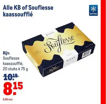 Makro Alle KB Of Souflesse Kaassoufflé aanbieding