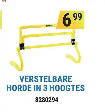 Decathlon Verstelbare Horde In 3 Hoogtes aanbieding