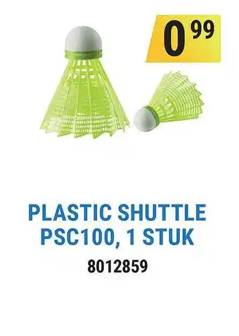 Decathlon Plastic Shuttle PSC100, 1 Stuk aanbieding