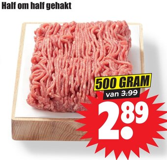 Dirk Half om half gehakt 500 GRAM aanbieding