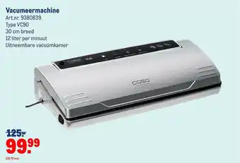 Makro Caso Design Vacumeermachine VC90 aanbieding