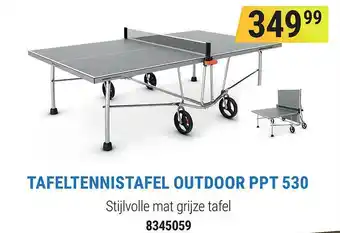 Decathlon Tafeltennistafel Outdoor PPT 530 aanbieding