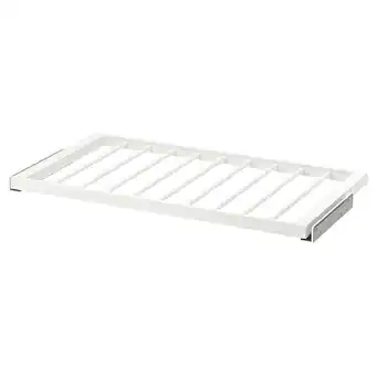 IKEA Komplement uittrekbare broekhanger, wit, 100x58 cm aanbieding