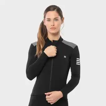 Decathlon Thermisch shirt wielrennen siroko m4 selva negra zwart dames aanbieding