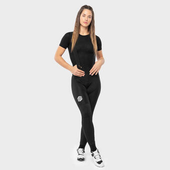 Decathlon Lange broek wielrennen siroko bx trento zwart dames aanbieding