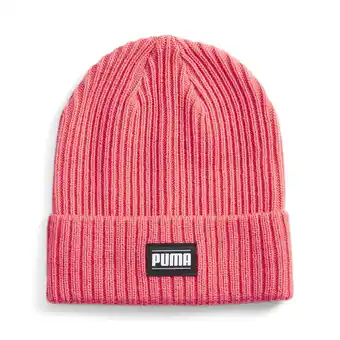 Decathlon Klassieke geribbelde beanie met boord puma aanbieding