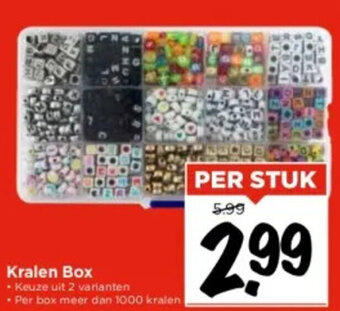 Vomar Voordeelmarkt Kralen Box aanbieding