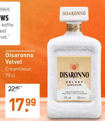 Gall & Gall Disaronno Velvet aanbieding