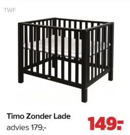 Baby-Dump Timo zonder lade aanbieding